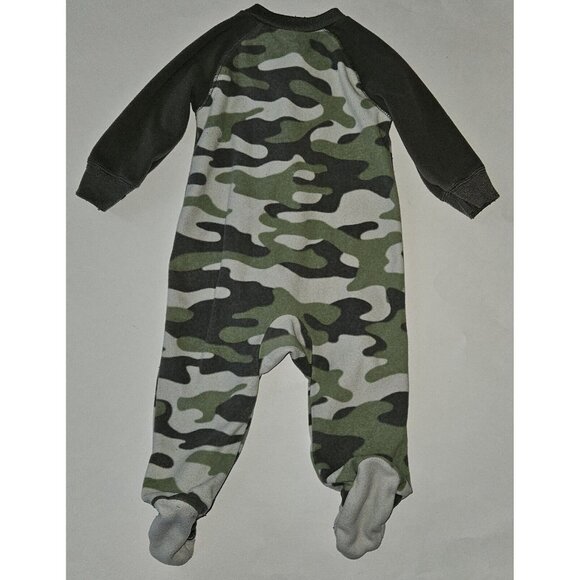 3 Pairs Fleece Footie Pajamas Sleepers Lot Baby Boy 6 Months Carter's Baby Gear - Picture 9 of 14